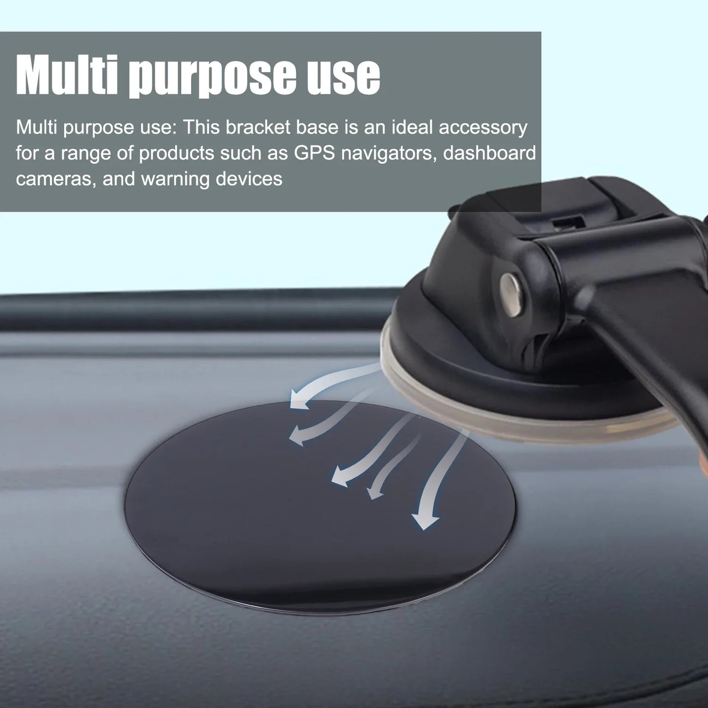 Mobile Phone Sticker Car Suction Cup Adhesive Sticker Disc Pad Base for GPS Mobile Phone Stand Bracket Holder Camera Stand Mount