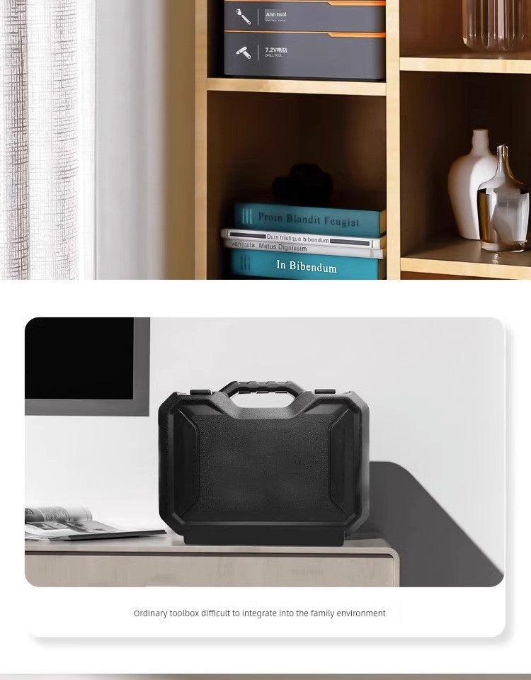 Deli Home Daily For Home Wire Cutter Hammer Lithium Electric Drill Emergency Repair Multifunctional Suit Tool H1001