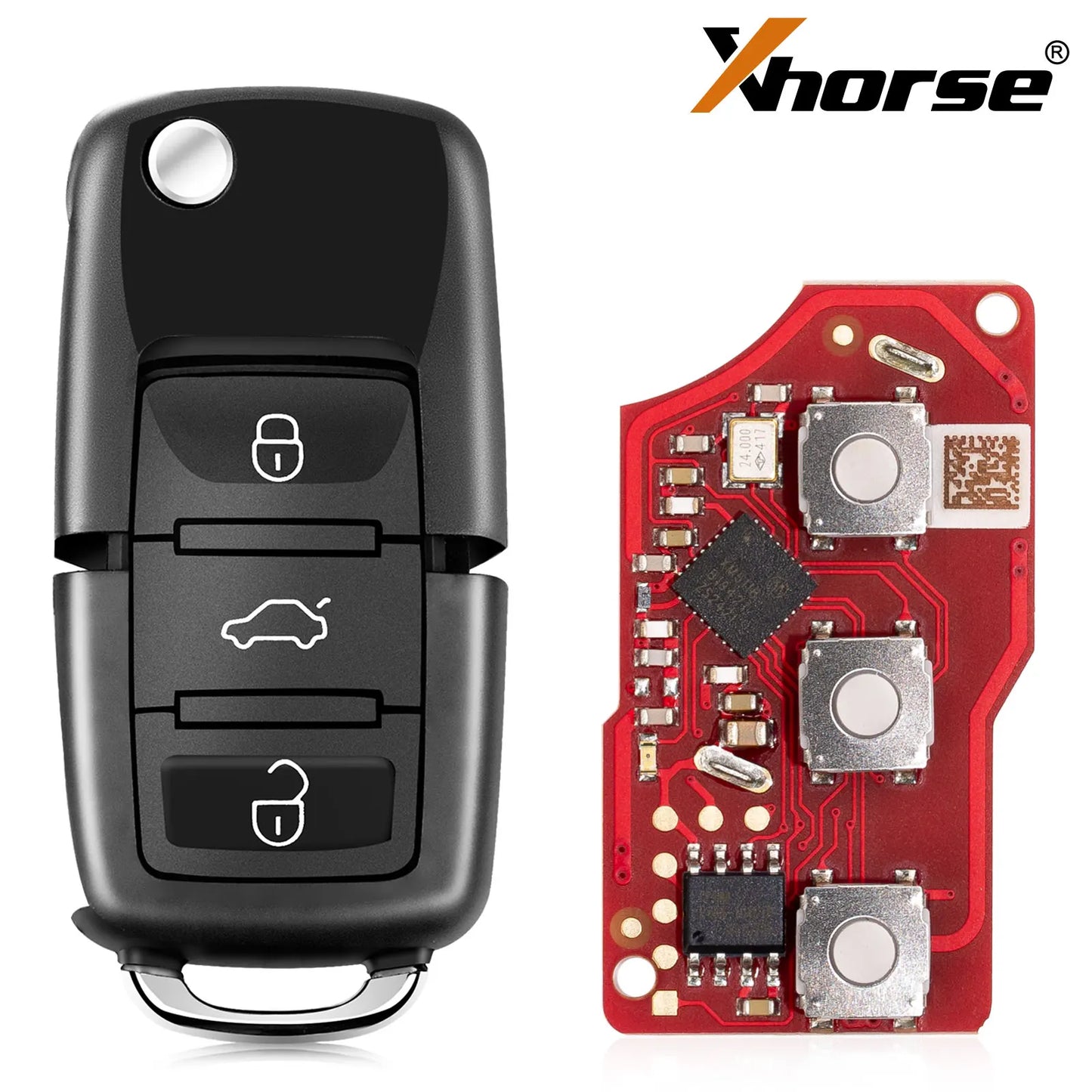 Xhorse XKB520EN 2nd Generation Wire Remote Key B5 Type Supports Wireless Programming 5pcs/lot