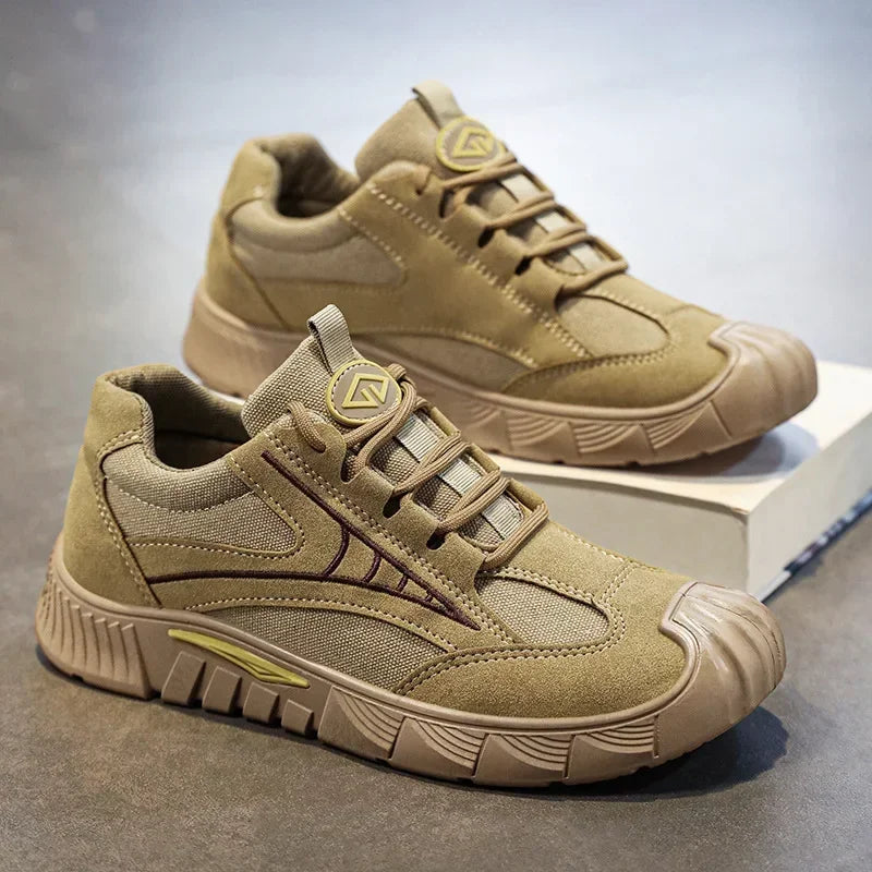 Steel Toe Shoes for Men Lightweight Work Shoes Comfortable Mens Work Boots Indestructible Safety Shoe for Men Industrial