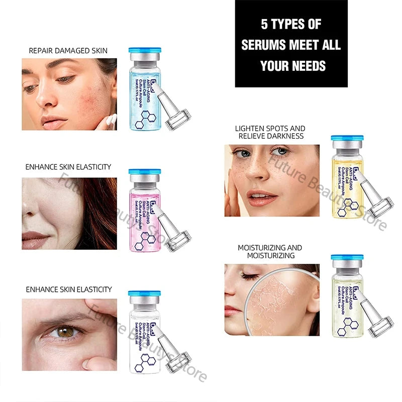 10 vials Korean 5ml BB Cream Glow Beginner Starter Kit Facial Moisturising Sunscreen Essence Foundation Cream Skin Care