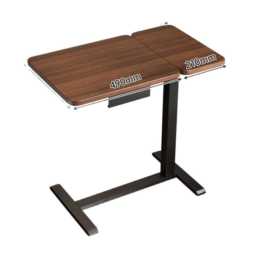 Folding bedside table pneumatic lift table mobile study table computer table office desk lazy dining table