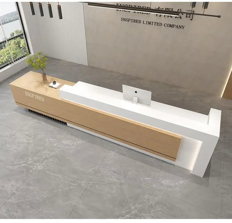 Luxury Reception Desks Modern Display Decorations Reception Desk Accessories Escritorio De Recepcion Commercial Furniture