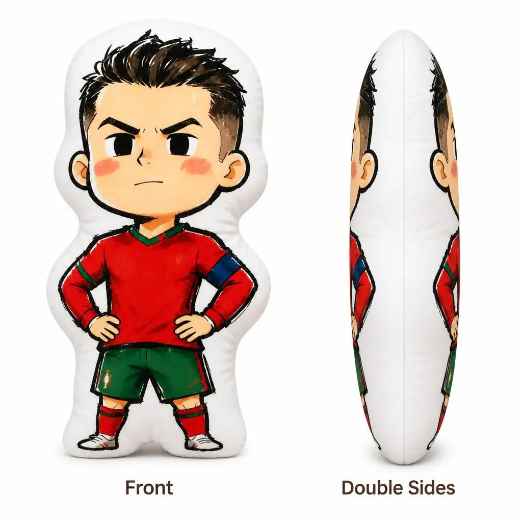 CR CR7 Portugal Soccer Football Siu Plush Pillow Cushion Irregular Stuffed Throw Pillow Home Decor Gift Sofa Bed