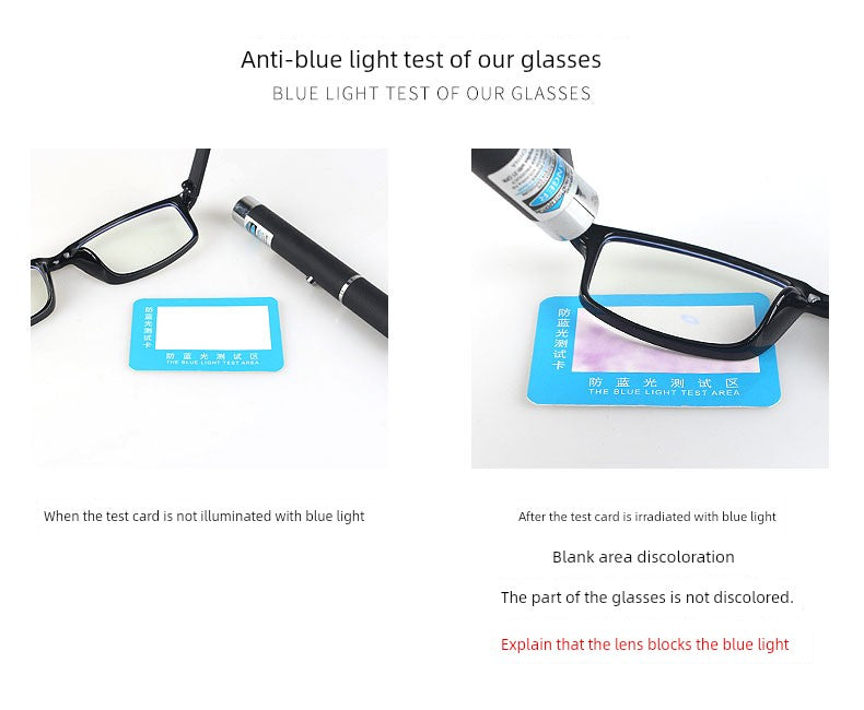 Anti-Blue Light Reading Glasses for Men and Women Neutral Stall Profiteering New Arrival Products Presbyopic Glasses Full Frame Reading Glasses Manufacturers Supply