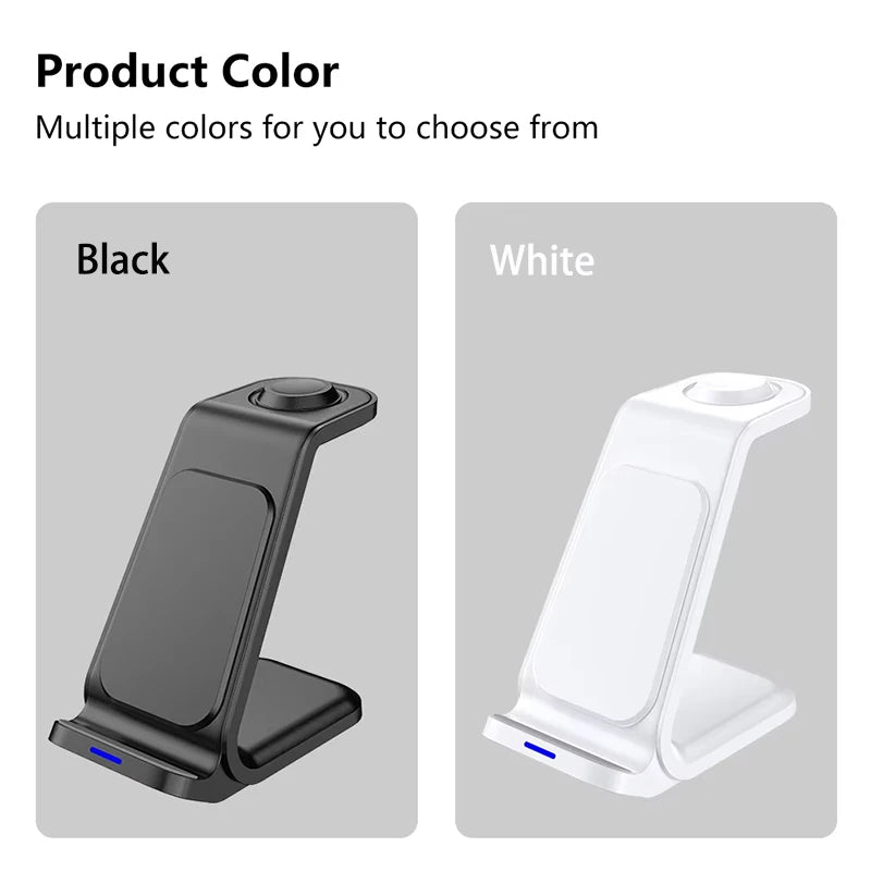 Desktop Universal Wireless Charger 2025 Innovative Products 3 in 1 Wireless Charger 30W Fast Charger for iPhone