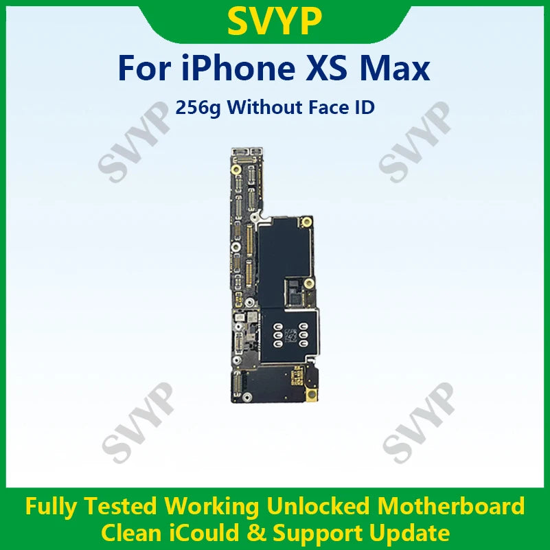 Fully Tested 100%Working Mainboard For iPhone X/XR/XS/XS Max With Face ID 64g/256g Cleaned iCloud And Unlocked Phone Motherboard