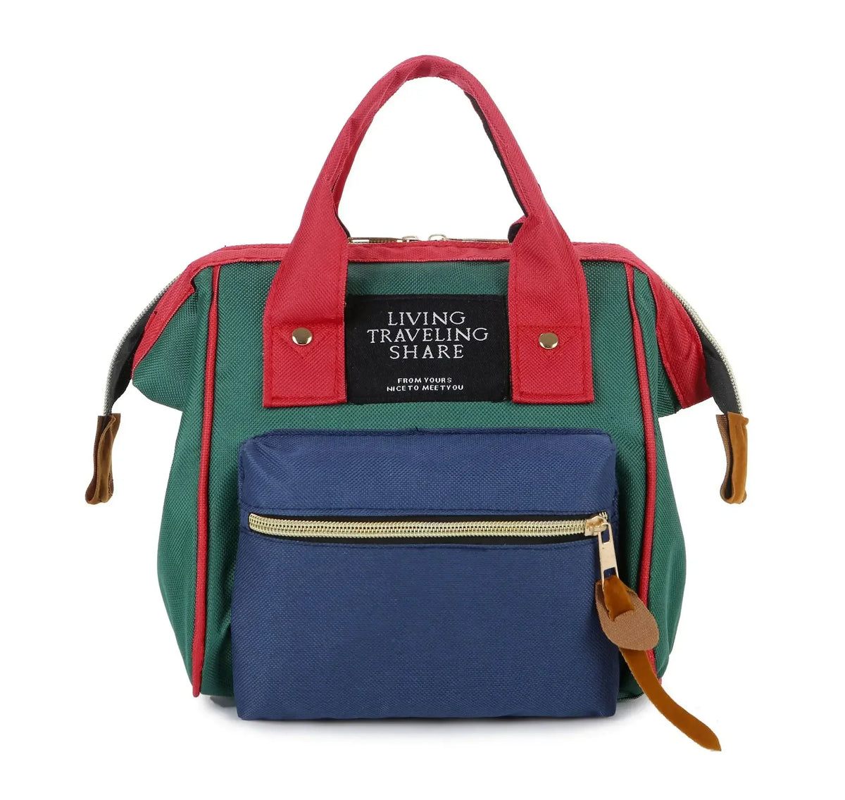 Small size mother and baby mother storage bag handbag travel backpack diaper bag baby stroller accessories