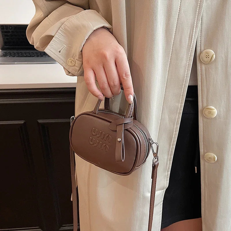 Luxury Brand Women Bag 2024 Winter Mini Crossbody Bag Purse Fashion Simple Handbag Satchel High Quality Lady Small Shoulder Bags