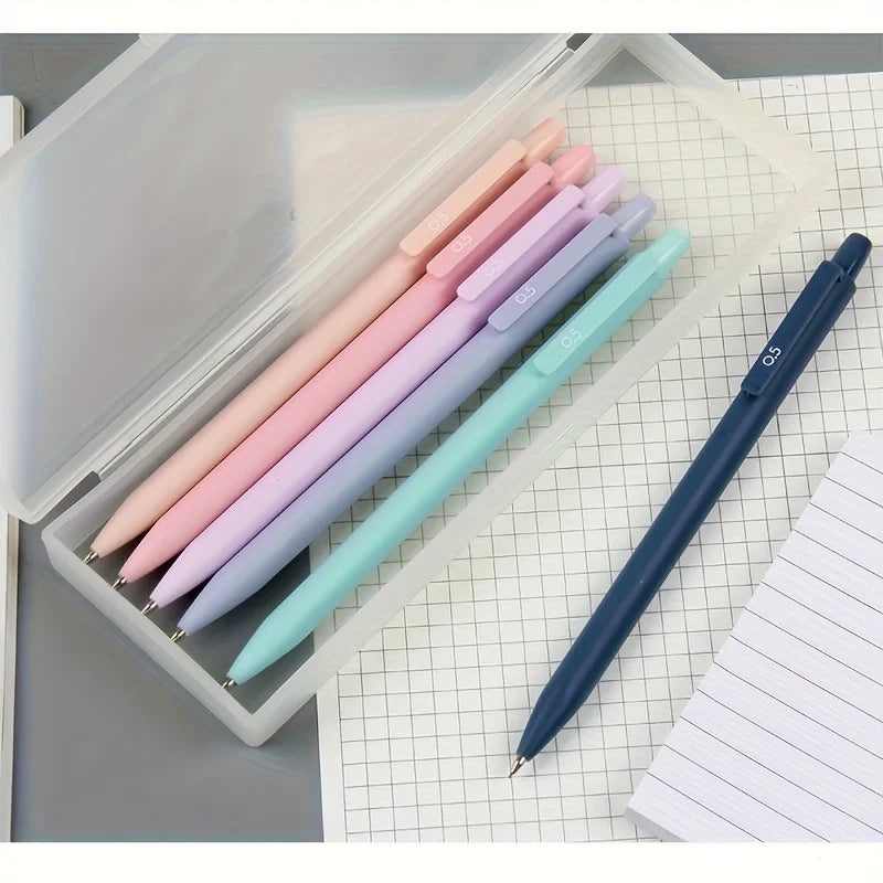 6/12 PCS Pencils for Students Use 0.5/0.7 Simple Triangular Rod Posture Correction Mechanical Pencils