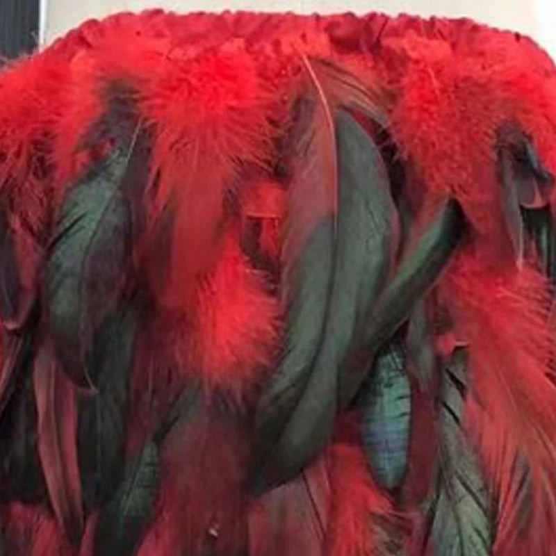 Halloween party costume, collar, scarf, Gothic feather collar and shoulders witch role-playing, available for both women and men