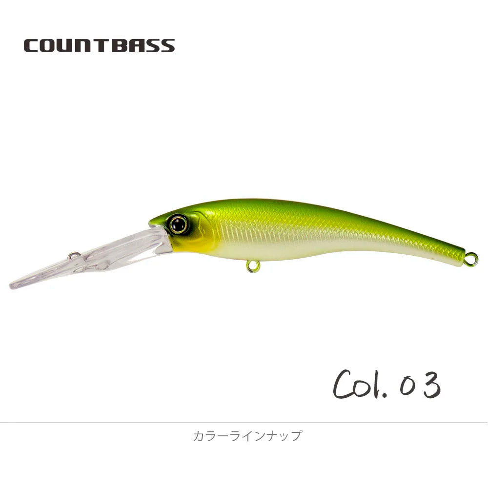 COUNTBASS Crankbaits Hard Plastic Fishingg Wobblers Shad Minnow Bass Pike Perch  Angler's Lure 90mm 13g