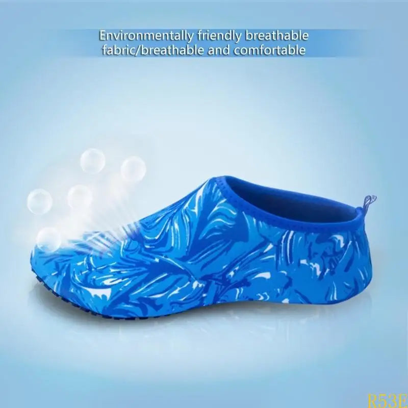 Unisex Camouflage Water Shoes Antiskid Quick Drying Creeks Shoes Men Beach Shoes for Beach Walks and Water Sports
