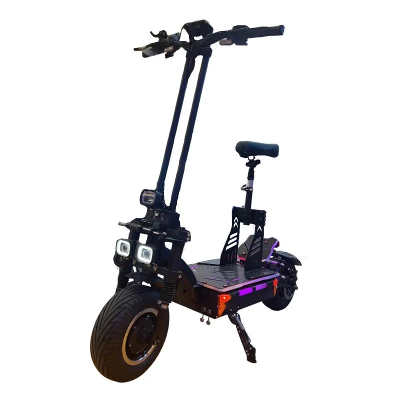 Racing Electric Scooter 72v 15000w QS Motor 16inch Tyre Fast Speed 110-140KMH Battery 50-60ah Range 120-180KM Electric Scooter