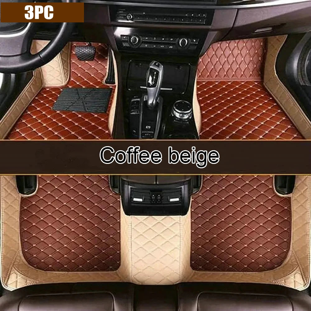 Car Floor Mats For VW Golf 4 MK4 1998 1999 2000 2001 2002 2003 car Accessories Leather Carpets Rugs Foot Pads
