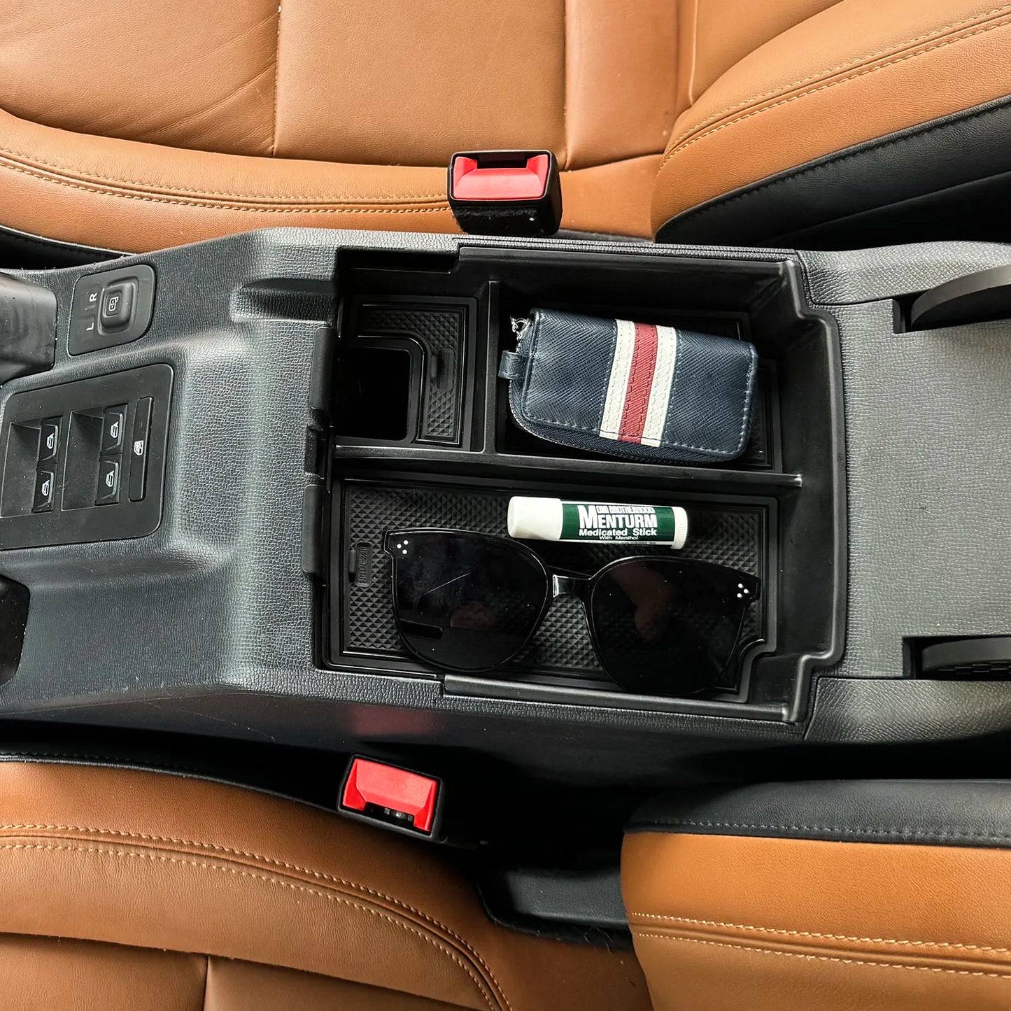For 2025 Ford Bronco 4 Doors Accessories Center Console Organizer Tray Armrest Box Storage Interior Phone Holder Car Accessories
