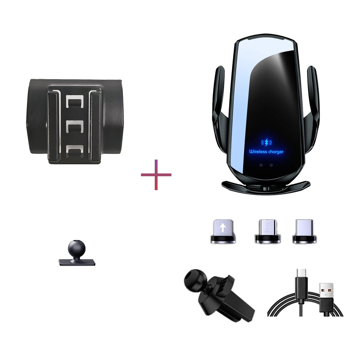 Car Phone Holder For Volkswagen VW Golf 8 MK8 2021-2024 Mobile Phone Mounts Car Wireless Charging Special Fixed Base Accessories