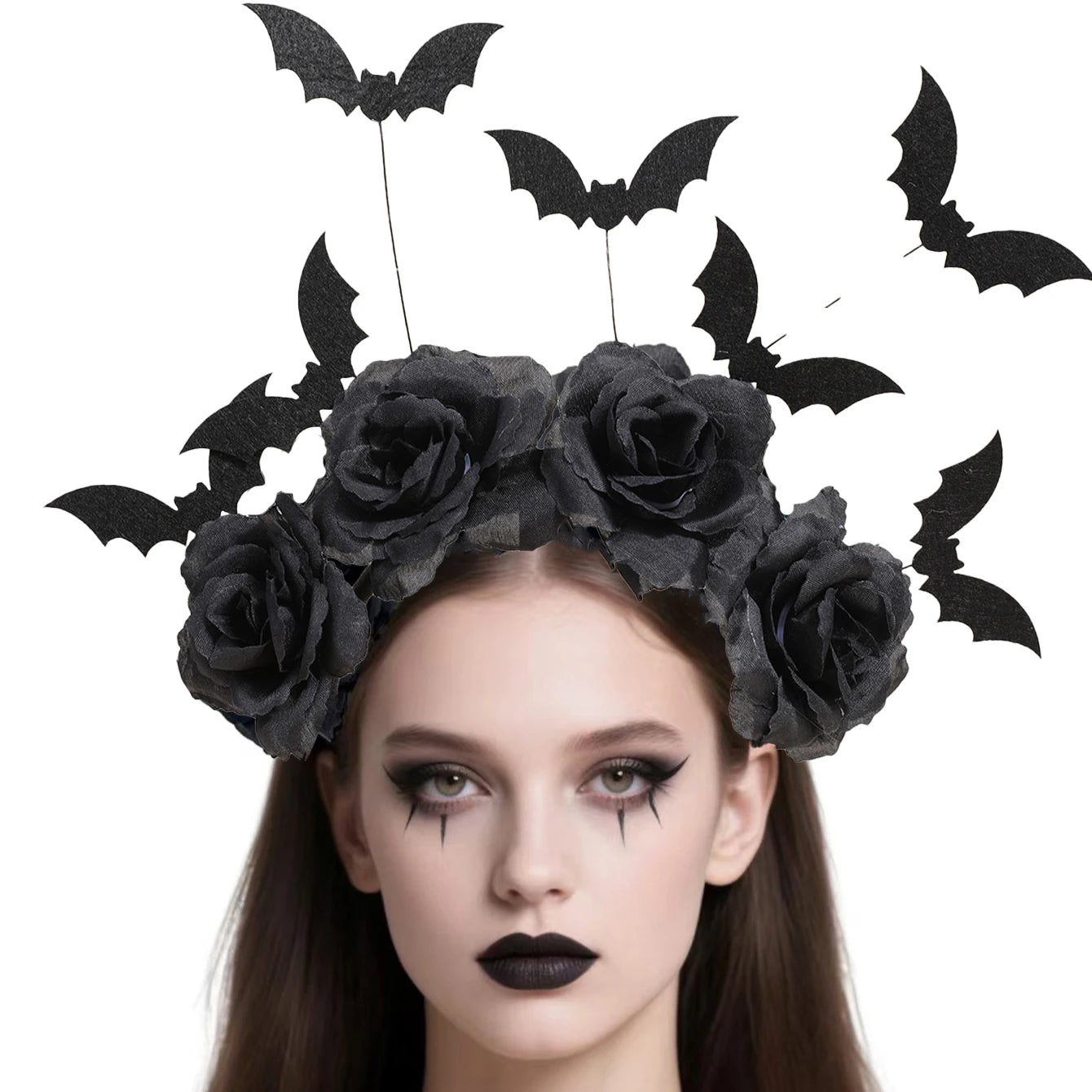 1 Piece of Halloween Costume Accessories, Headbands, Hair Accessories, Bat Headbands, Girl Role-Playing Headbands