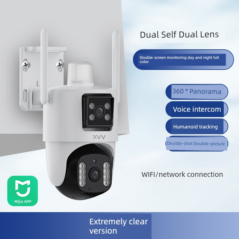 MIJIA App Camera Shadow Mobile Phone Remote For Home 360 Degrees No Dead Angle WiFi Door Ceiling Monitor