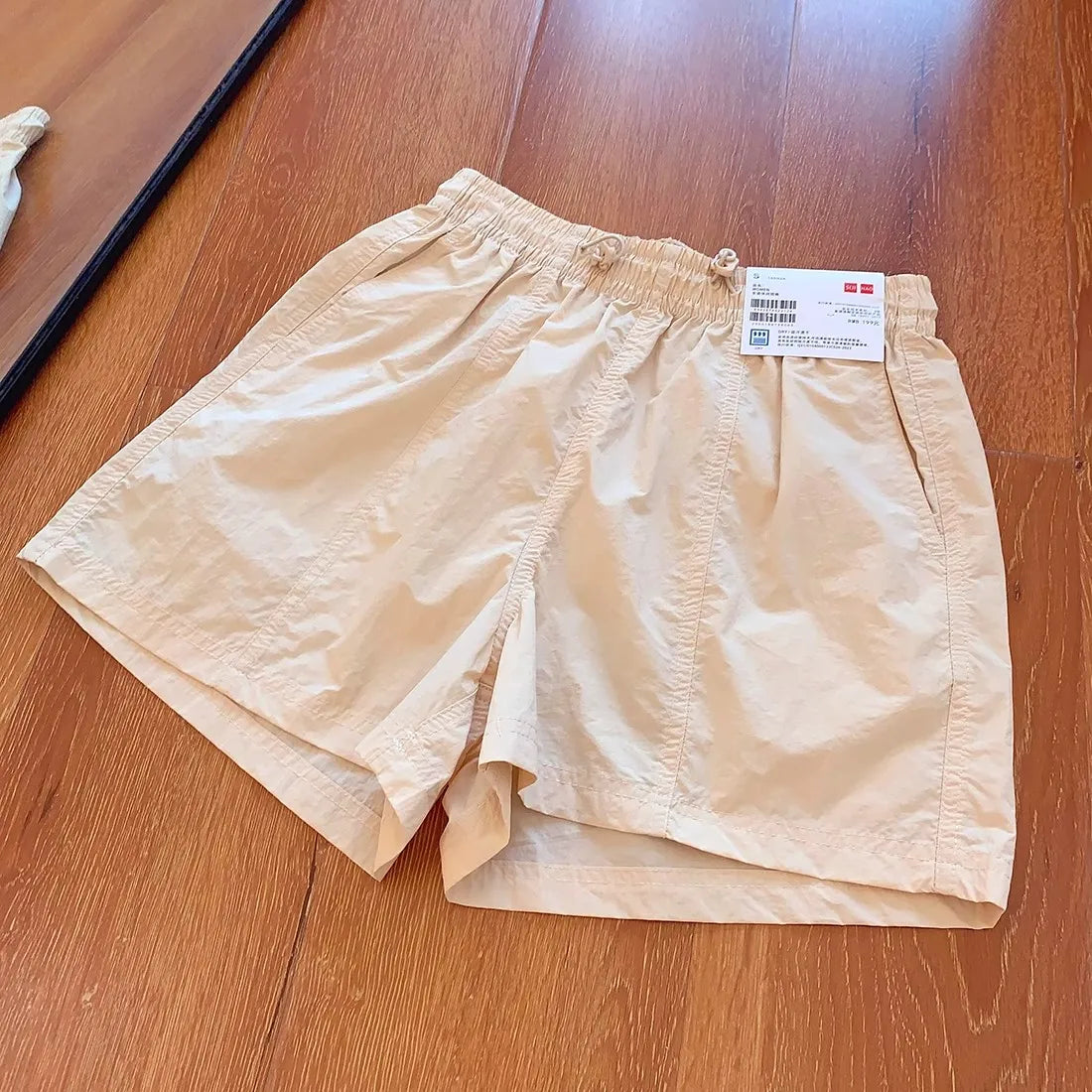 Summer New Women's Casual Thin Quick Dry Sport Shorts High Waist Wide Leg Pants High Waist Absorb Sweat Summer Fashion