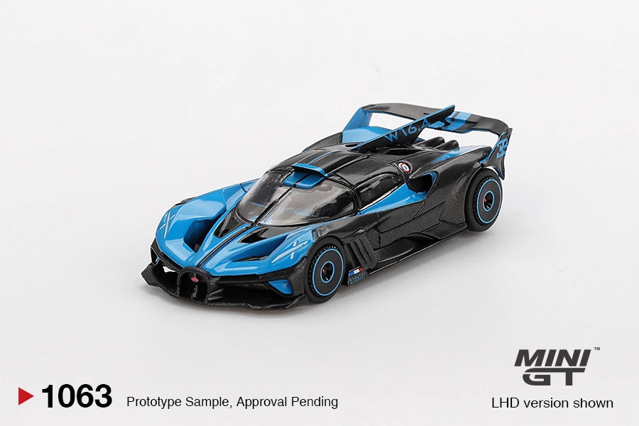 MINIGT 1:64 Bugatti Bolide Presentation Alloy Diecast Car Model Collection