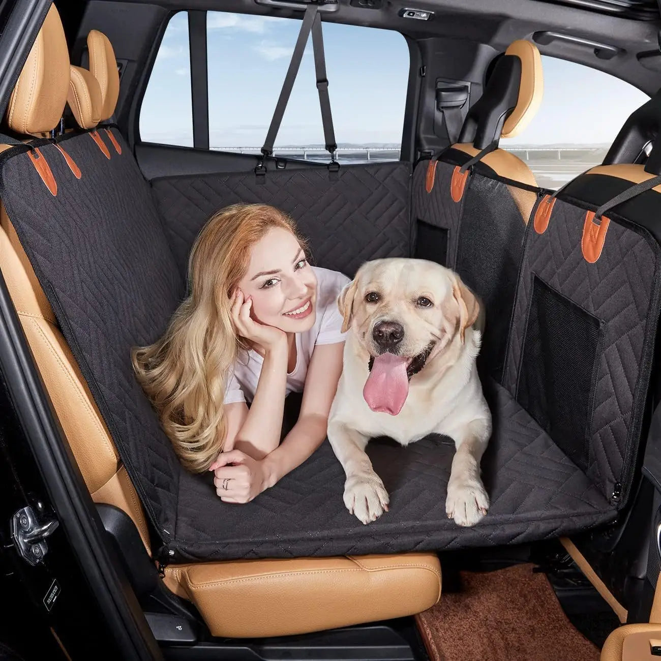 Dog Seat Cover Car Seat Cover For Pets,Waterproof Pet Seat Cover Hammock Scratch Proof Nonslip Durable Soft Pet Back Seat Covers