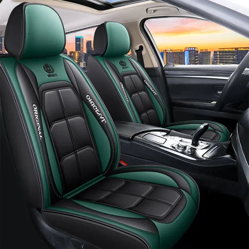 Car Seat Cover Set, 5 Colors , Universal Fit, Full Coverage, Stylish & Durable, Enhance Car Interior Accessories