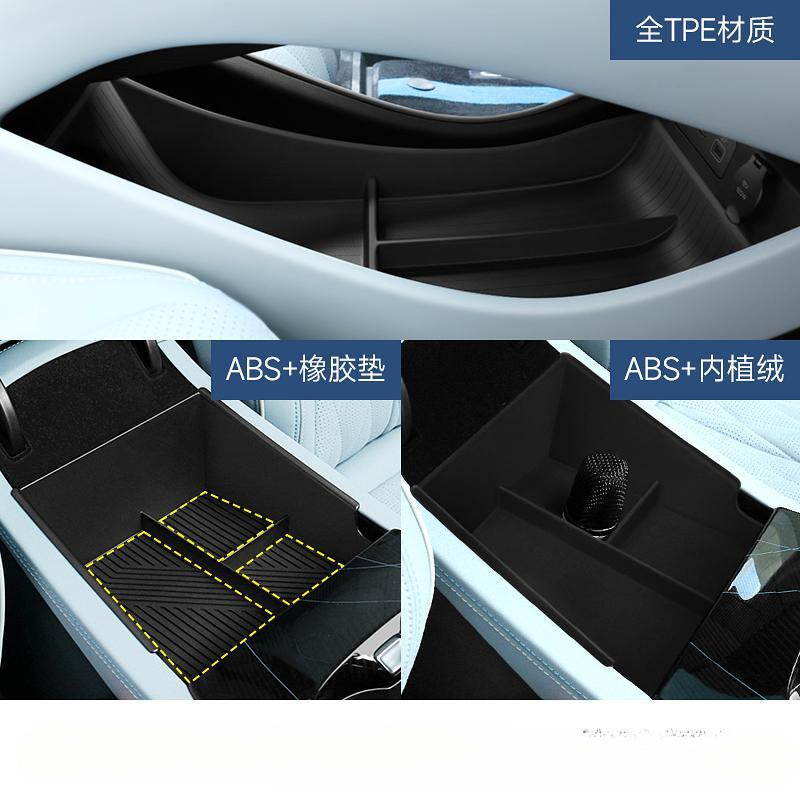 Car Organizer Box for BYD Seal Atto 4 EV 2022~2024 2023 Holder Sundries Packing Central Armrest Control Storage Tray Accessories