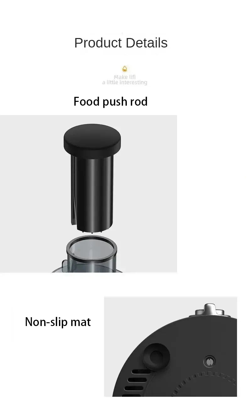 Stainless steel fruit juicer Centrifugal Strong Power Easy To Clean 800W Motor Big Mouth Large for Fruits And Vegetables