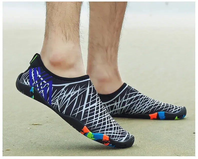 Unisex Shoes Swimming Water Yog Women Men Barefoot Outdoor Beach Sandals Upstream Aqua Shoes Nonslip River Sea Diving Sneakers