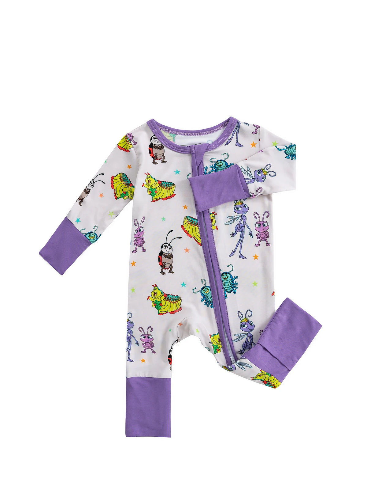 Ultra-Soft Bamboo Fibre Baby Romper | Eco-Friendly Hypoallergenic Unisex Sleepwear/Playwear | 0-24 Months