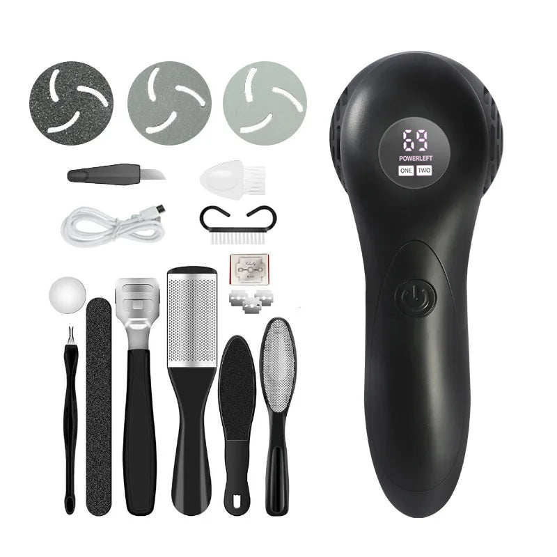 Electric Foot File Callus Remover Machine Pedicure Device Foot Clean Feet For Heel Hard Cracked Dead Skin Foot Grinder Care Tool