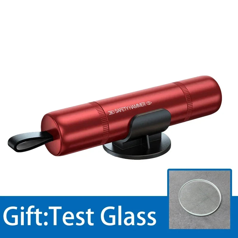 2 In 1 Car Safety Hammer Emergency Glass Breaker Cut The Seat Belt  High Hardness Tungsten Steel Rescue Tool Auto Accessories