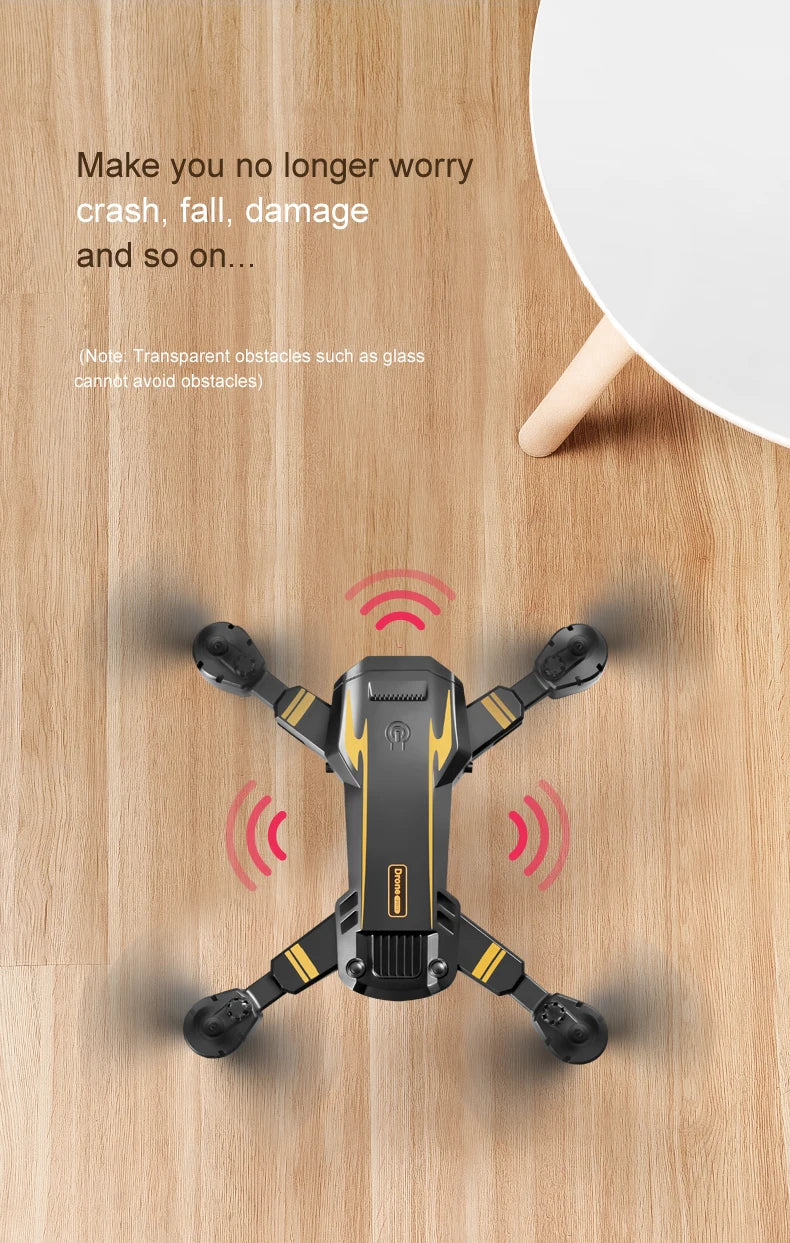 NEW G6 Mini Drone RC Camera Dron Remote Control Quadcopter Follow Me Helicopter Circle Fly Drones For Kids Toys Birthday Gift