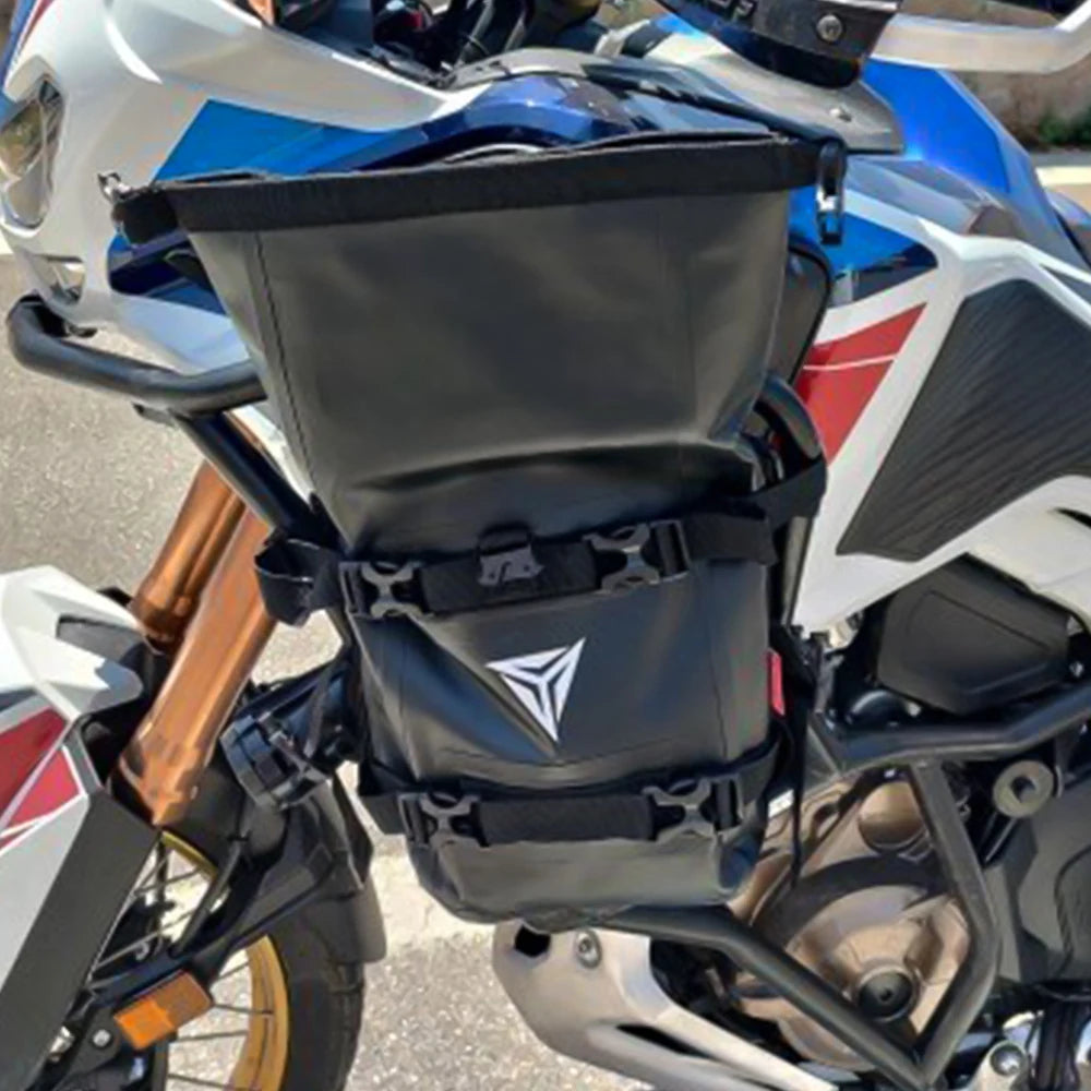 Outdoor Tank Side Bag Motorcycle Saddle Bag Tool Pack Crash Bar Bag Waterproof Moto Bumper Dry Bag 8L Large Capacity For 1250 GS
