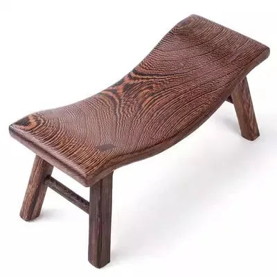 Chicken Wing Wooden Footstool, Cervical Vertebra Pillow, Solid Wood Footstool, Cool Red Rose Pear Hardwood, Multi-functional Sle