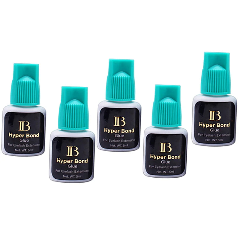 2/5/10Pcs Ibeauty Hyper Bond Individual Cyan Cap 5ml Quick Drying 6 Weeks Lasting Strong Lashes Adhesive From Korea Makeup Tool