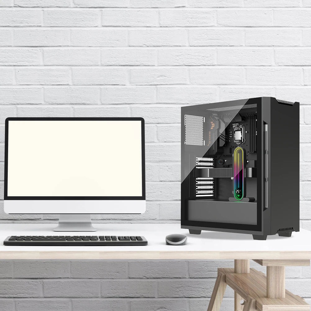 Graphics Video Stand 5V 3Pin ARGB Magnetic Base Jack Desktop Computer Case Video Card Holder GPU Water Cooling Kit Support Stand