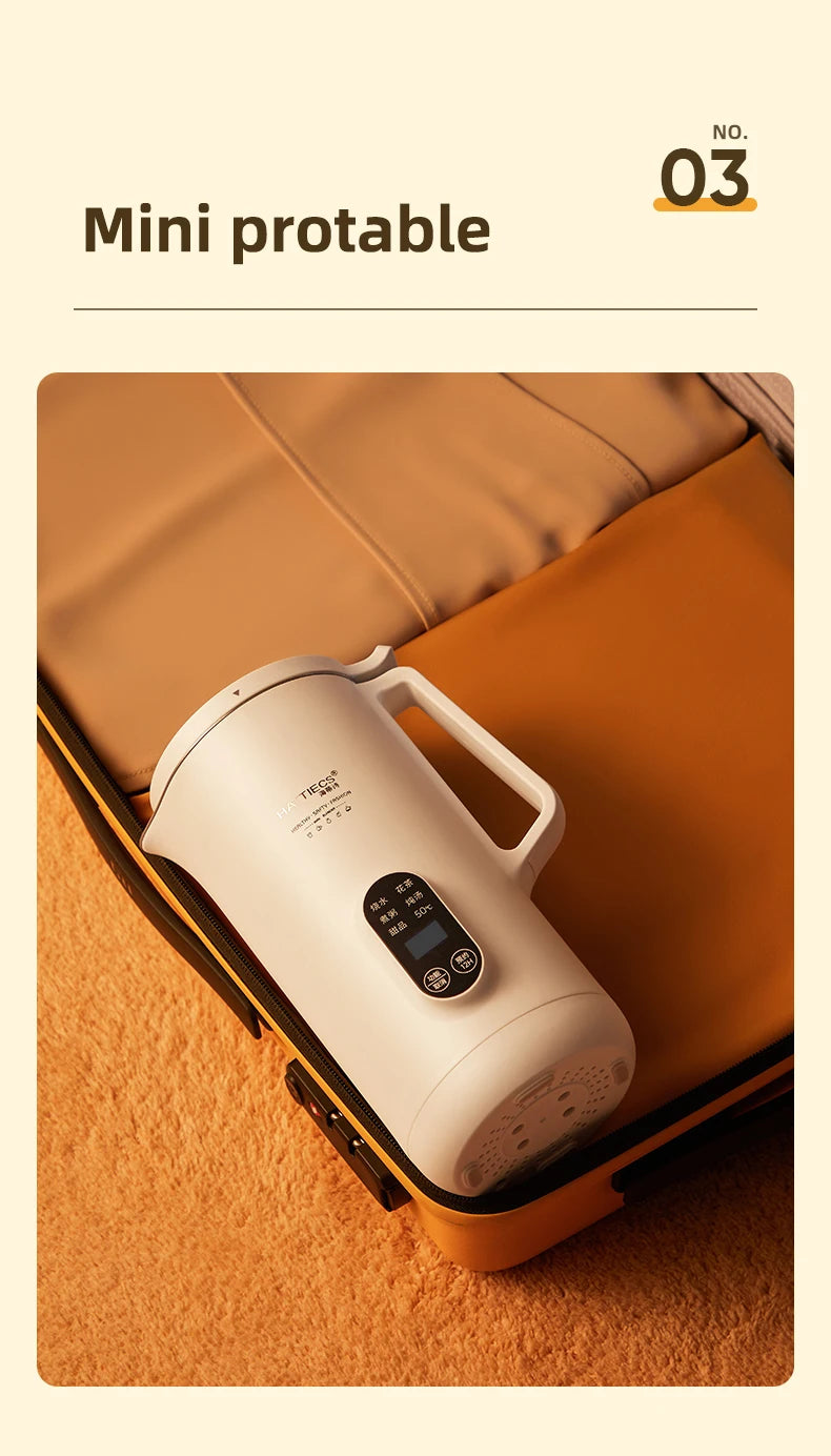 800ml Portable Electric Kettle Multifunctional Health Pot Thermo Pot Smart Teapot Travel Boiled Water Kettle Multi Cookers 220V
