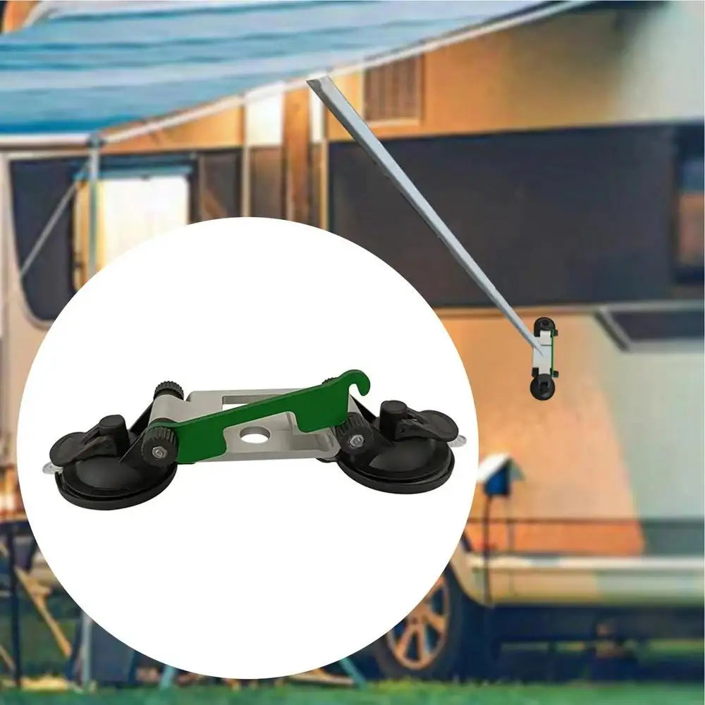 Heavy Duty Suction Cups RV Awning Fixed Support Bracket Rugged Construction RV Awning Accessories For Camping Traveling Car