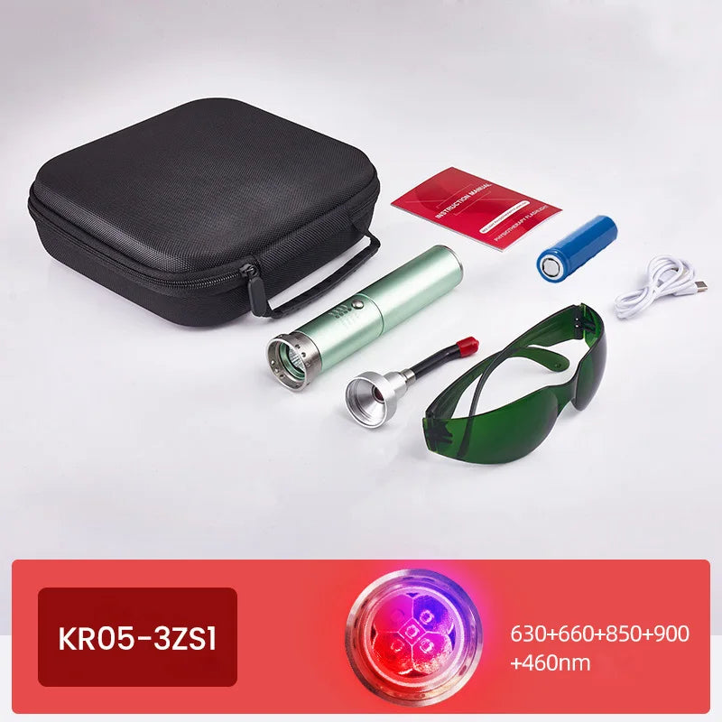 Red Lights Therapy Face Home Use Beauty Devices Cold Sore Canker Sore Treatment Infrared Light Therapy Wand For Body Pain Relief