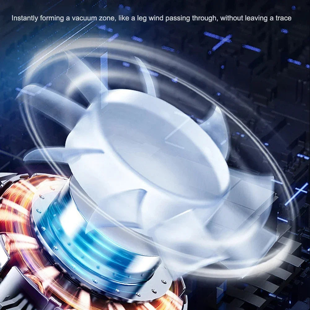 120W Vacuum Cleaner Portable Car Vacuum Cleaner USB Charging Handheld Cordless Powerful Suction for Auto/Home/Office/Pet Hair