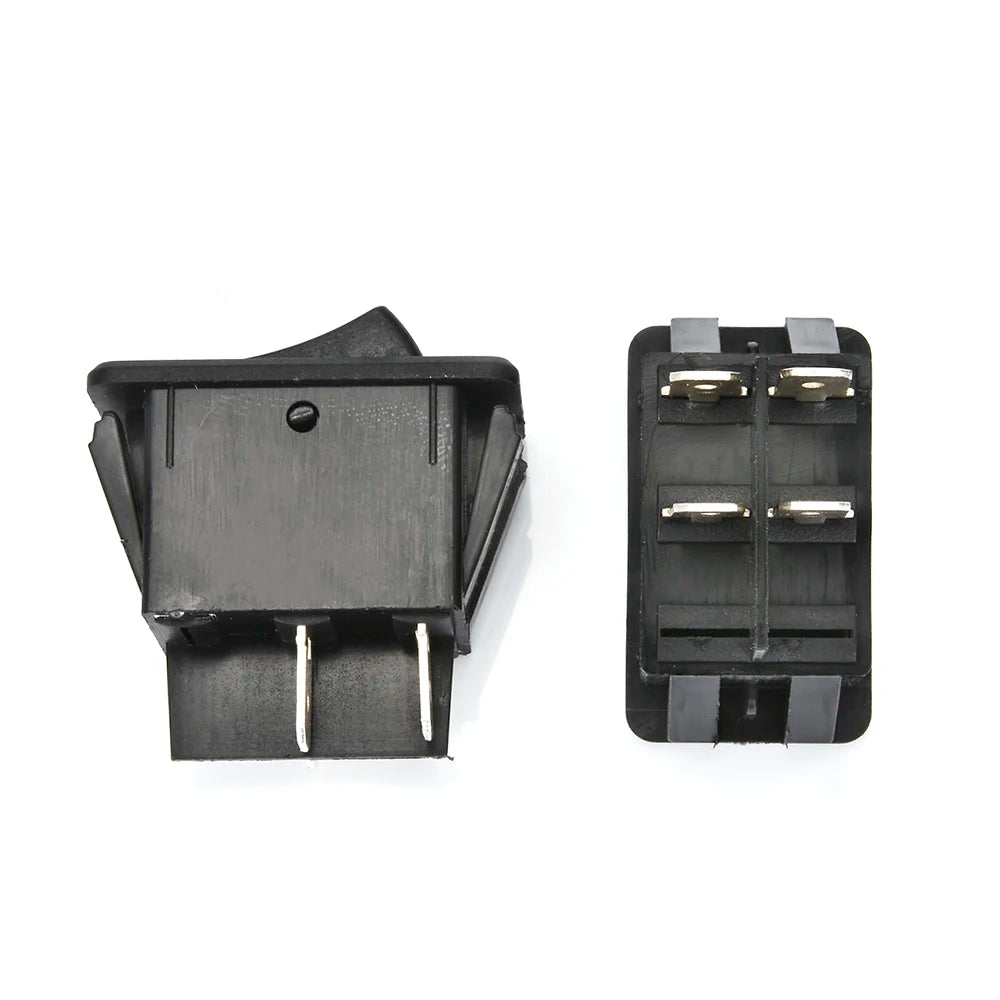 1 Pcs Rocker Switch ASW-17D LED Car Modification Fog Light Switch Warped Plate Boat Headlight 12VDC 35A DPST 4P With LED