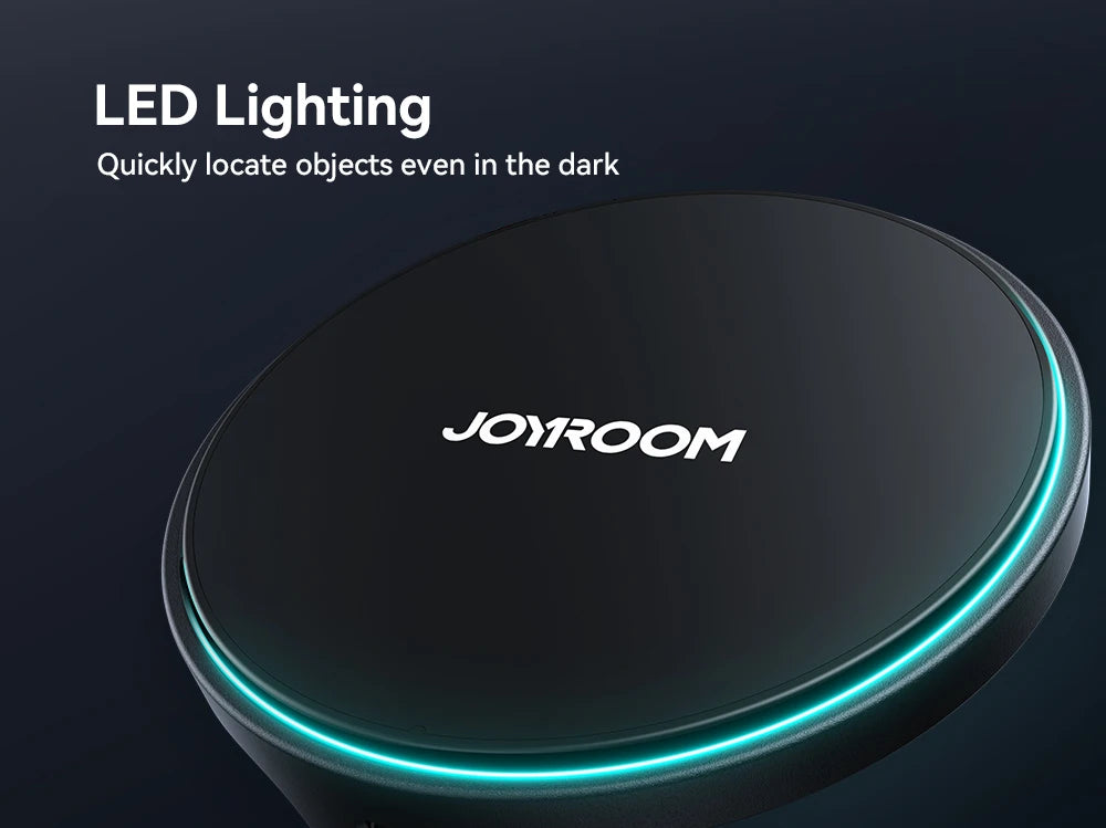 Joyroom Magnetic Car Mount Charger Vacuum Gel 2-in-1 Strong Suction Magnetic 15W Car Phone Holder Charger for iPhone 17 16 15 14
