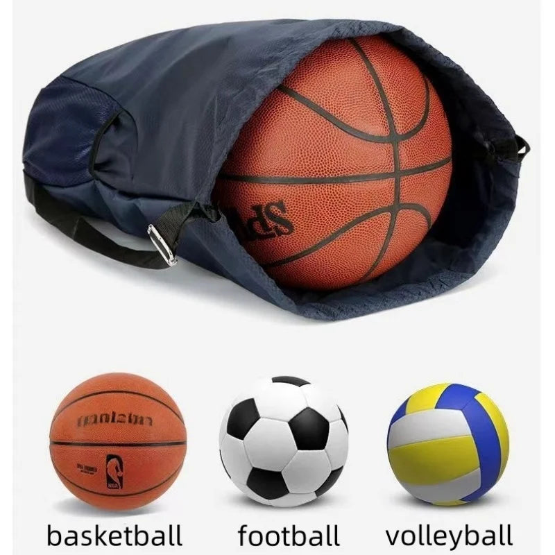 New Gym Bag Fitness Backpack Women Men Basketball Backpack Outdoor Soccer Football Storage Bags Training Drawstring Sports Bag