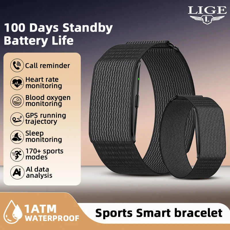 New AI Health Analysis Smart Watch Sport Band Fitness Tracker Heart Rate Blood Pressure HRV Monitor Call Reminder Smart Bracelet