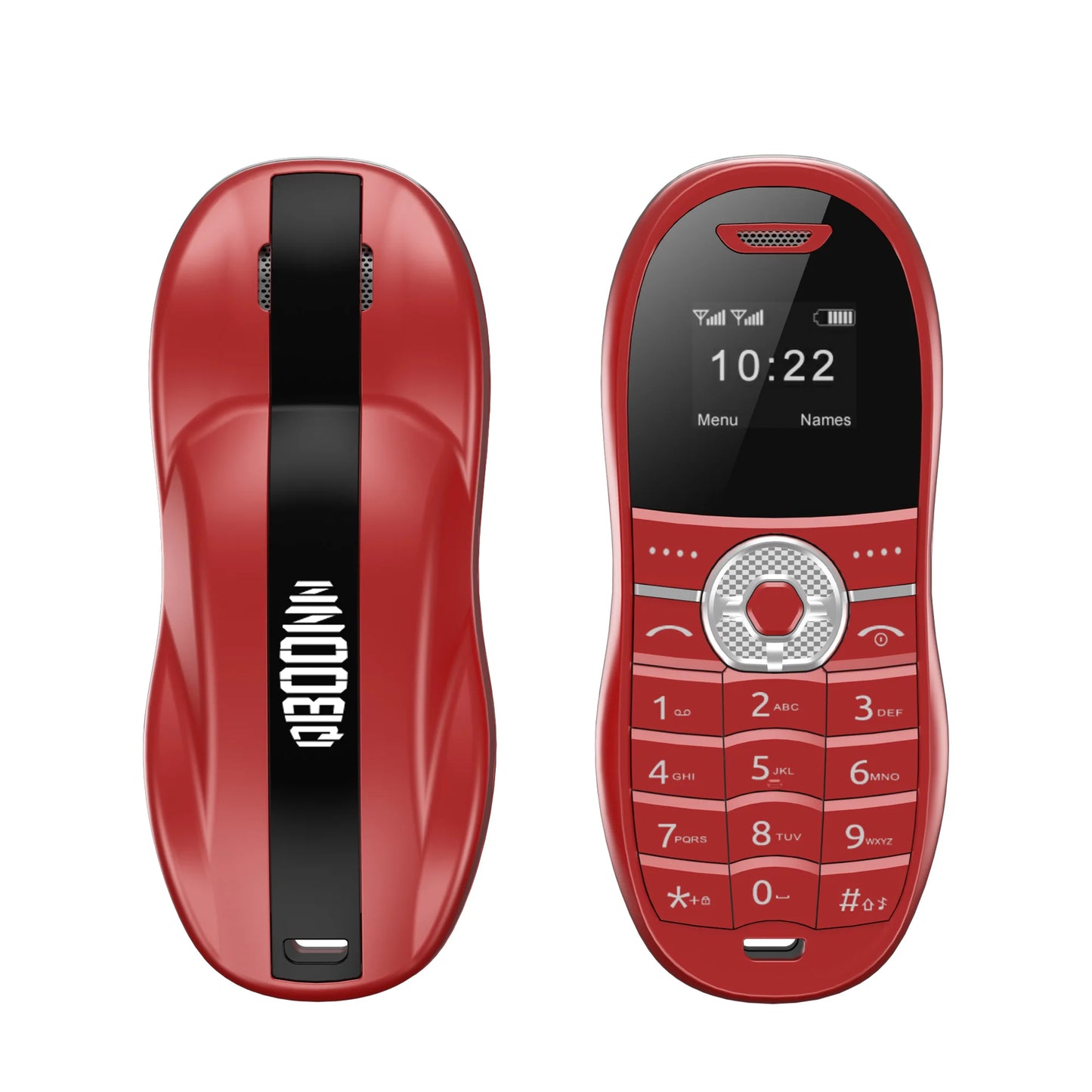 SERVO X18 Mini Sports Car Mobile Phone 2G GSM Call Recording Magic Voice Blacklist Dual SIM Standby Cute Backup Kids Cellphones