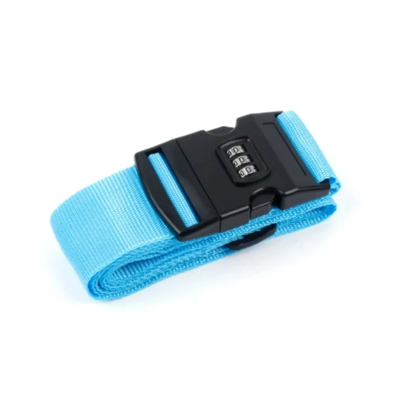 Adjustable Luggage One Word Packing Luggage Belt Portable Flexible Safe Travel Essential Luggage with Luggage Accessories