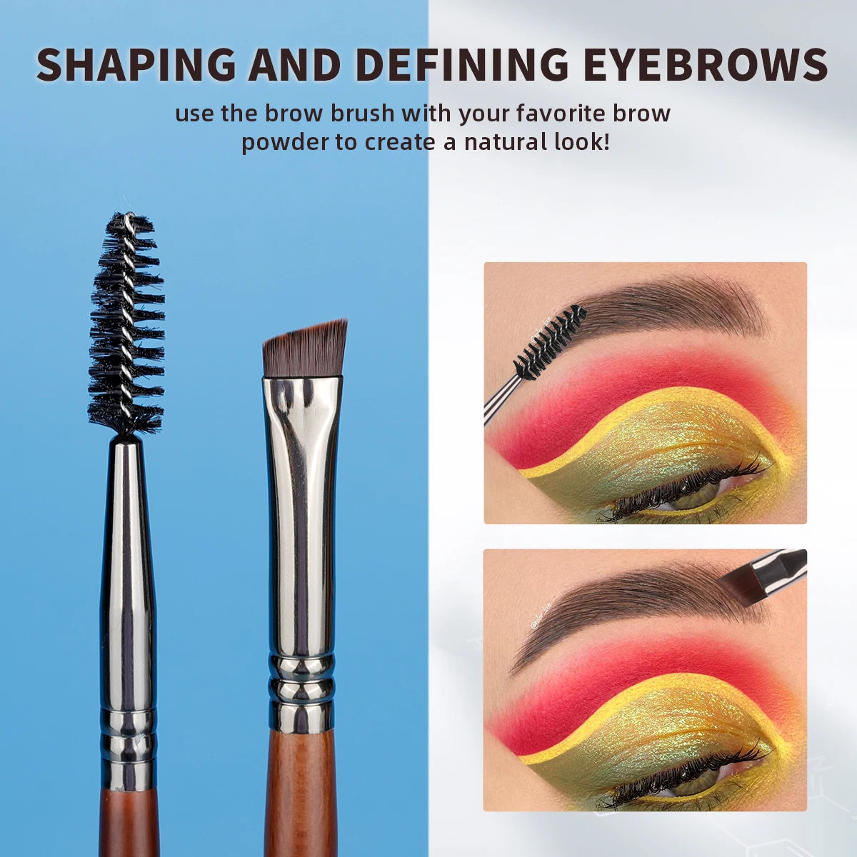 OVW Makeup Brushes Natural Hair Foundation Powder Eyeshadow Contour Professional Makeup brush Set Kit maquiagens
