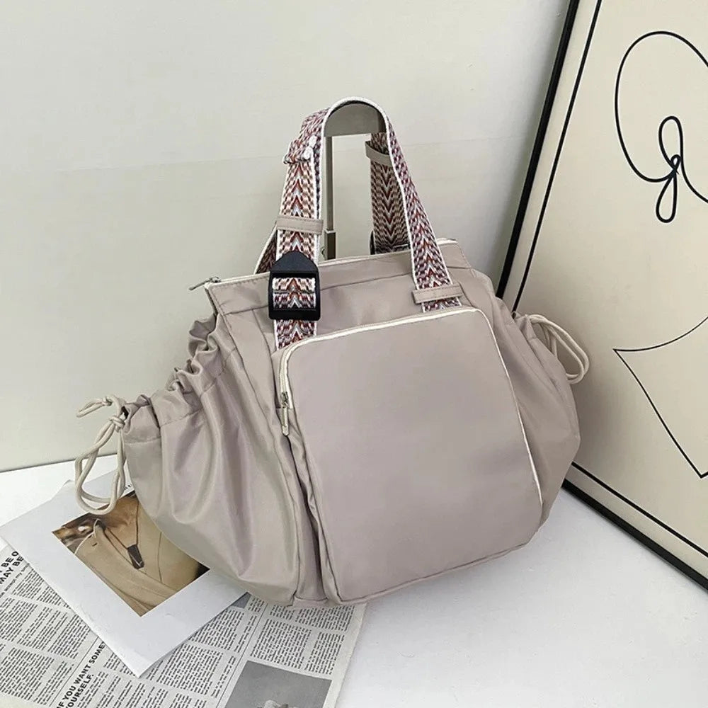 Multifunctional Travel Storage Bag Lightweight Large Capacity Women's Backpack Oxford Cloth Waterproof Tote Bag
